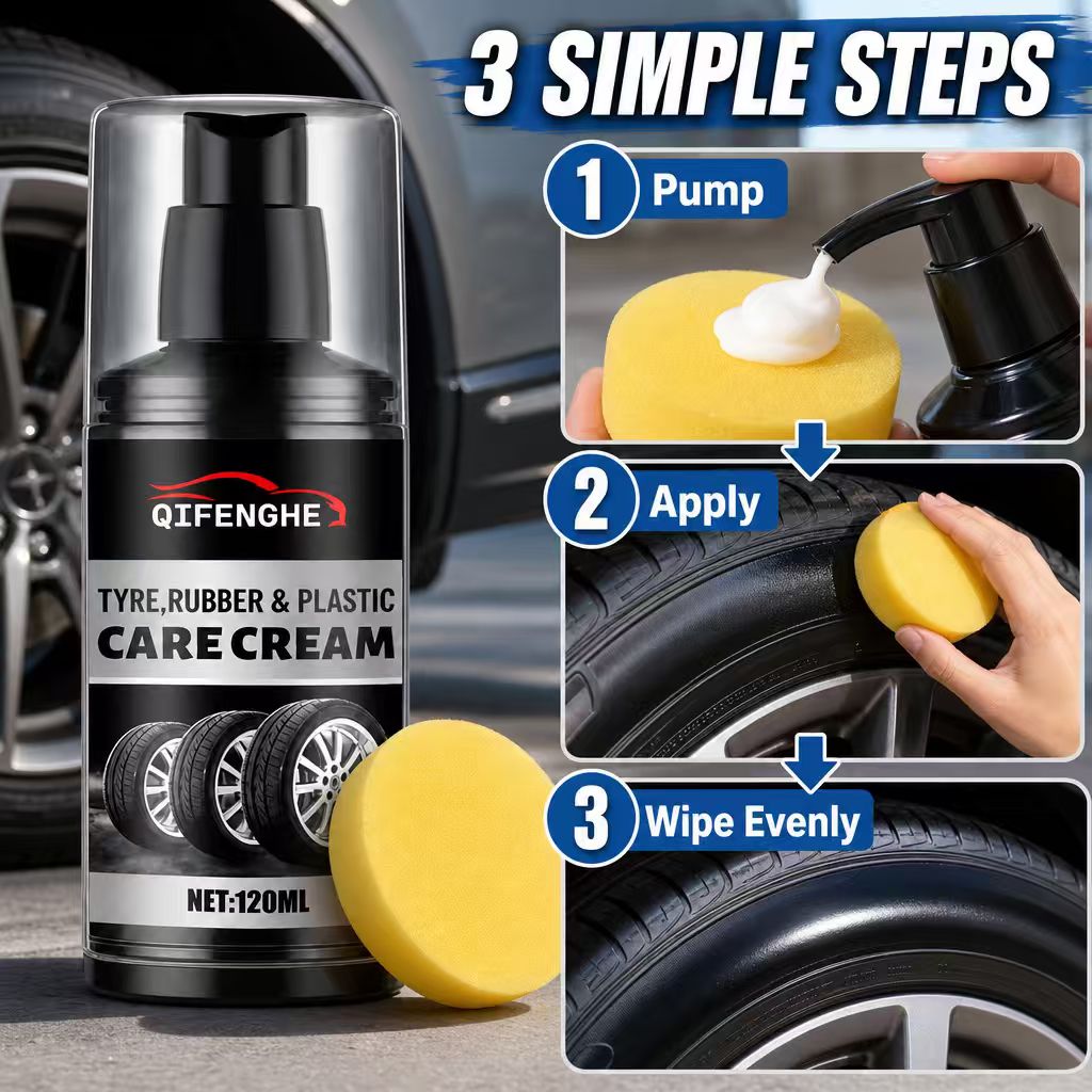 Trim Restorer Plastic - Tyre Rubber Plastic Care Cream 120ml
