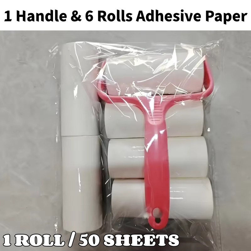1/6pc Sticky Lint Roller Velve - Car Cleaning Brush ulasan dan harga