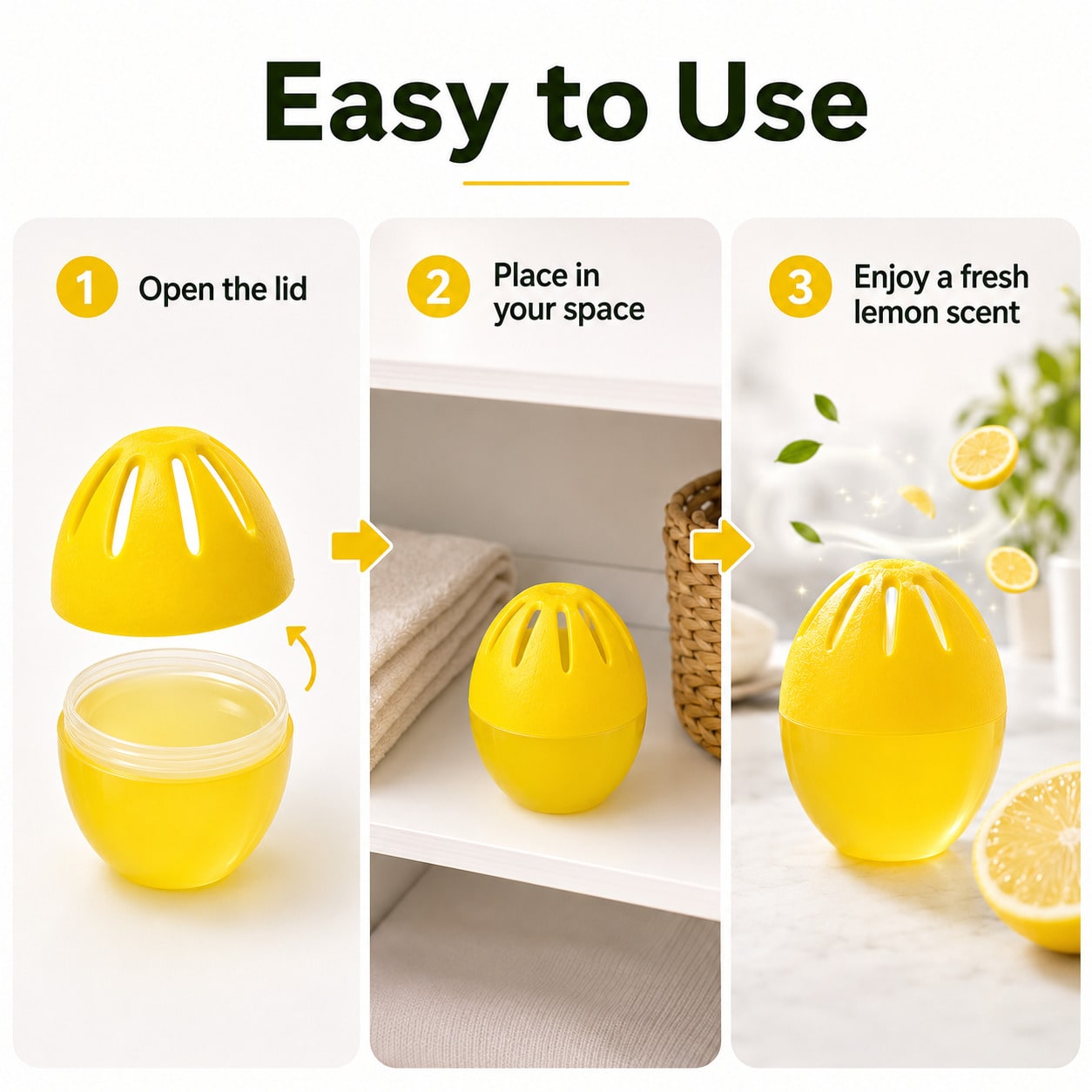 Lemon Fresh Deodorizer Egg, Lo - Odor Eliminator Car ulasan dan harga