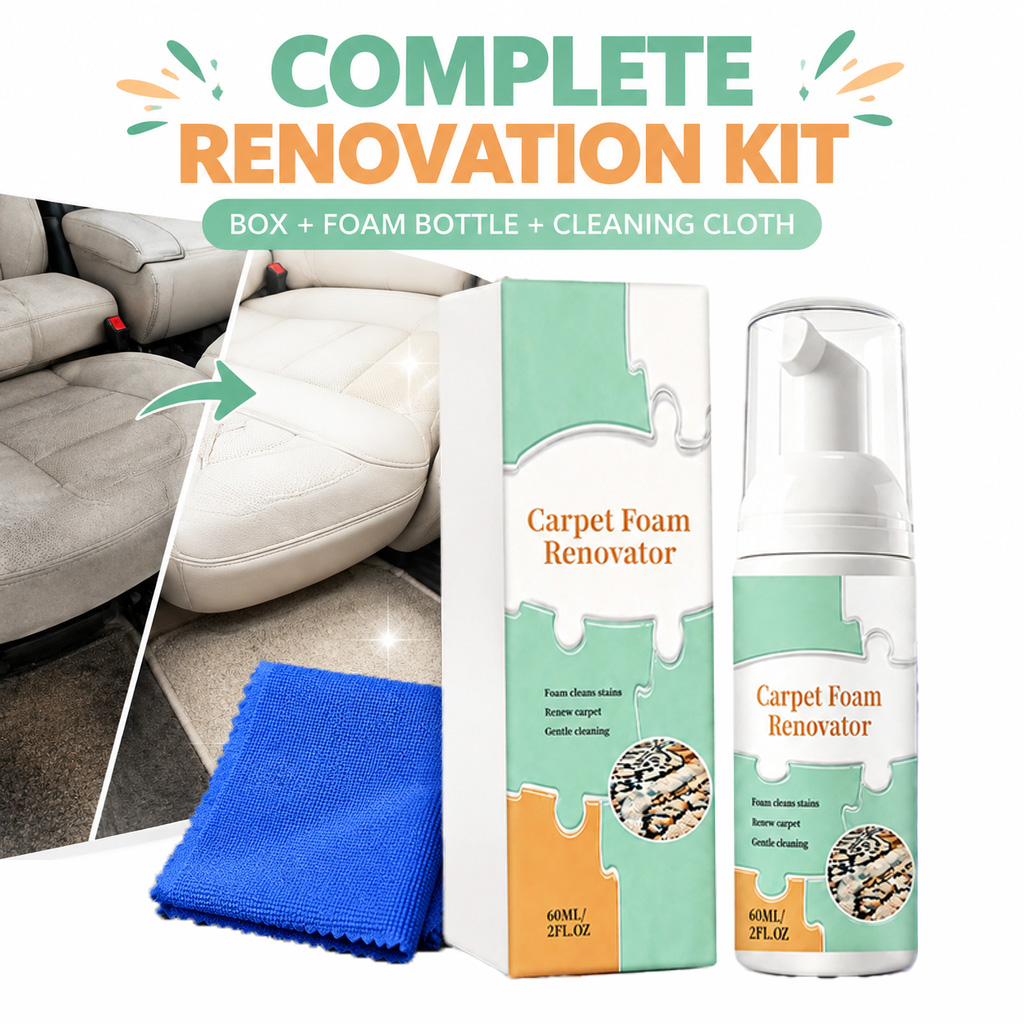 Carpet Foam Stain Remover Wate - Seat Cleaner Fabric ulasan dan harga