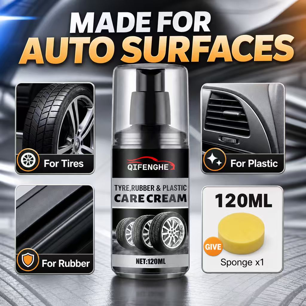 Tyre Rubber Plastic Care Cream - Trim Restorer Plastic ulasan dan harga