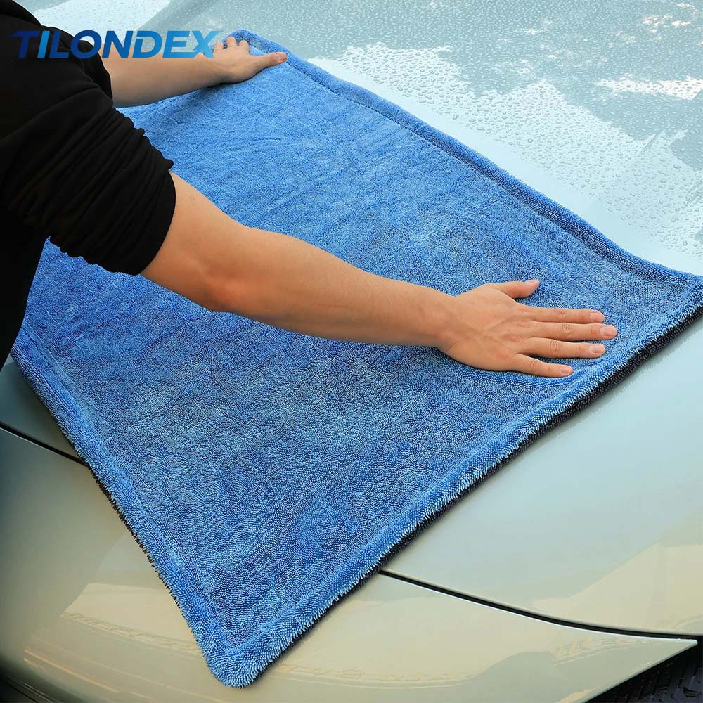 1/2PC 1000GSM Dual-Sided Micro - Microfiber Towel Detailing ulasan dan harga