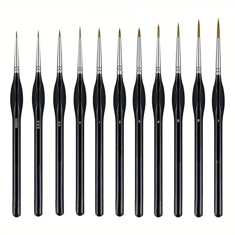 【B】Professional Miniature Pain - Detailing Brush Set ulasan dan harga