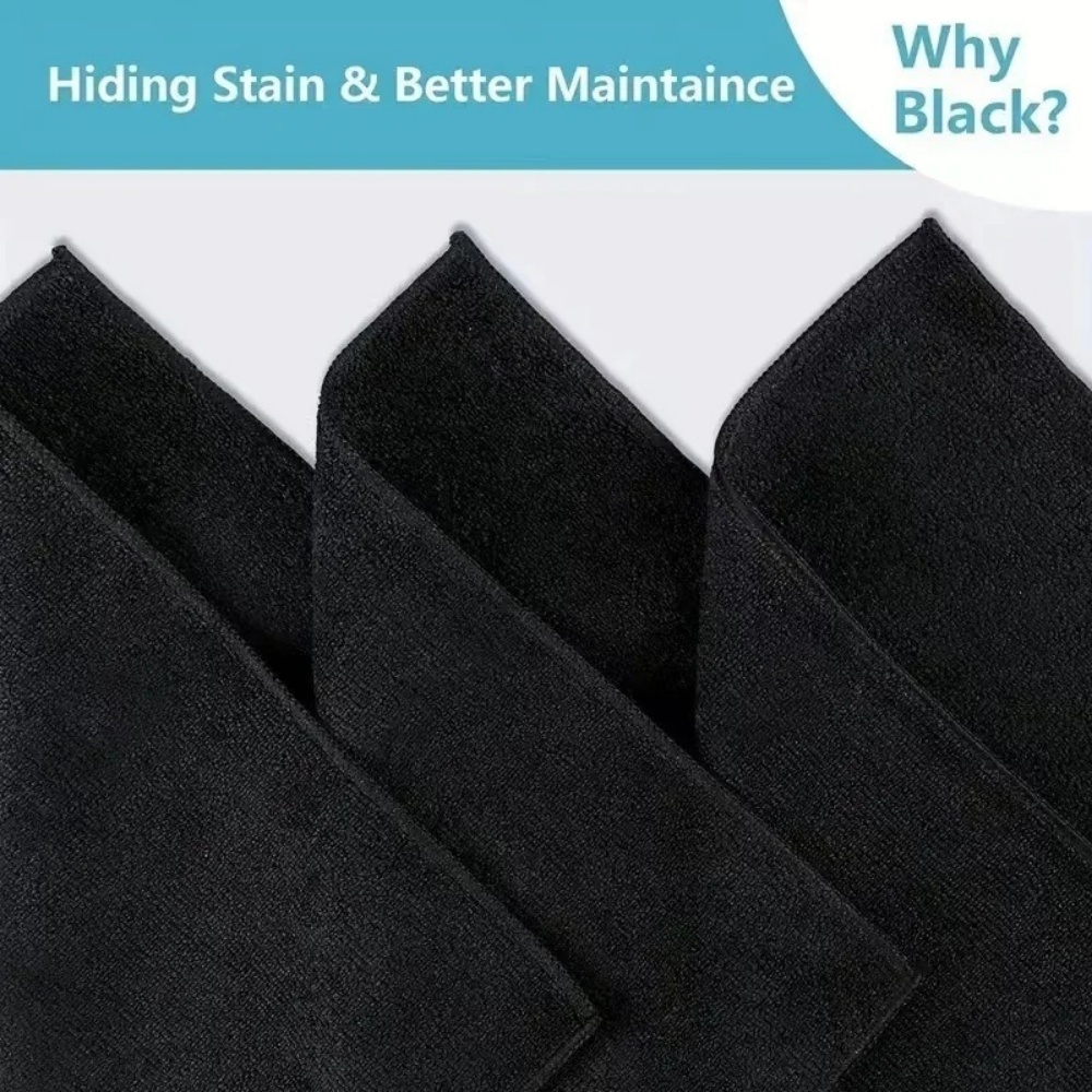 Black Microfiber Cleaning Clot - Microfiber Towel Detailing ulasan dan harga