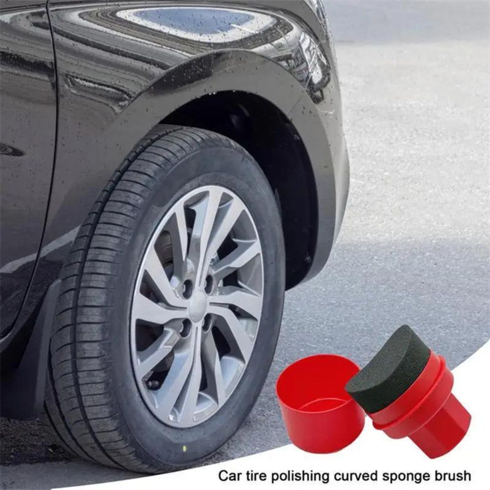Curved Tire Polishing Sponge w - Wax Applicator Pad ulasan dan harga