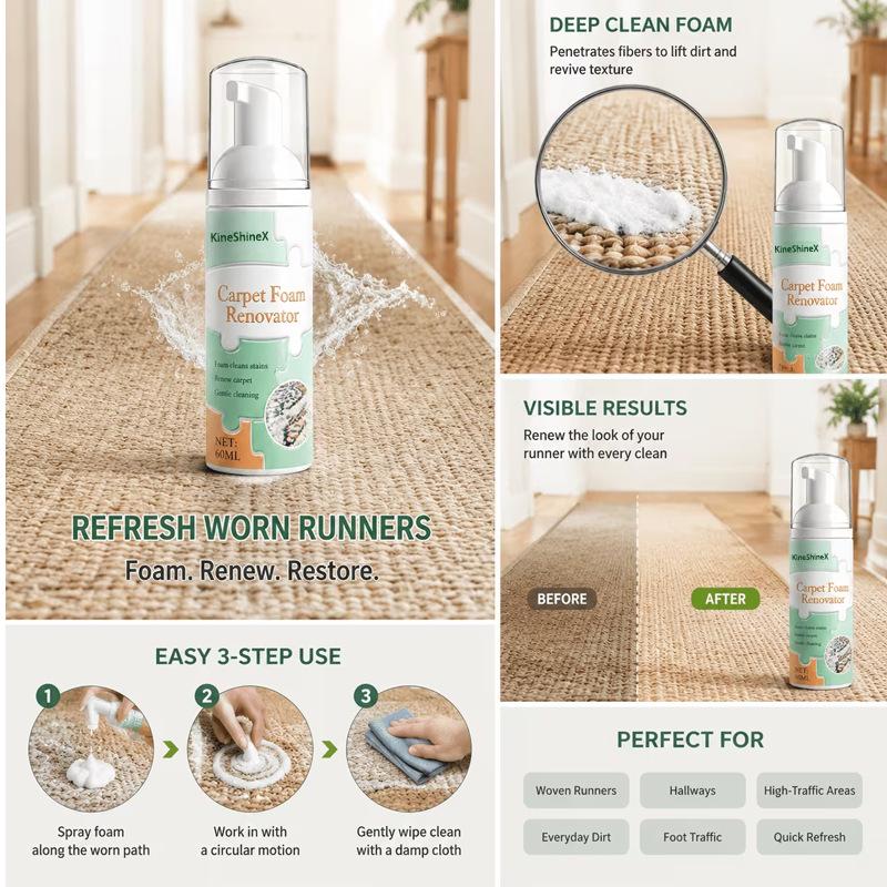 Carpet Foam Stain Remover Wate - Seat Cleaner Fabric ulasan dan harga