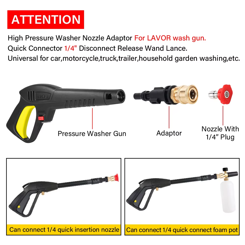 High Pressure Car Wash Quick 1 - Pressure Washer Foam Gun ulasan dan harga