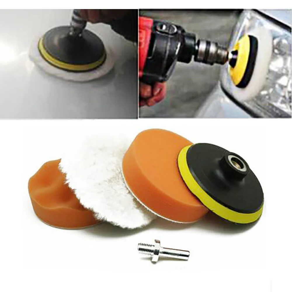 4pcs/Set ​Gross ​Polish Polish - Polish Pad Set Buffer ulasan dan harga