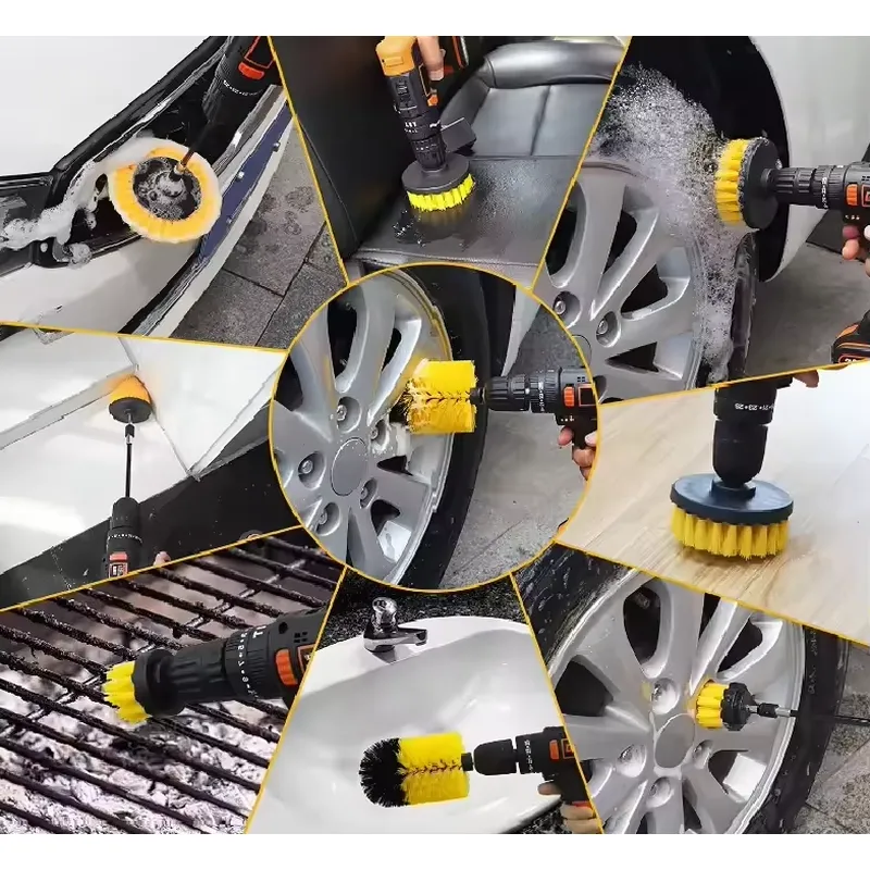 9Pcs Car Wash Kit Cleaning Bru - Dirt Brush Interior ulasan dan harga